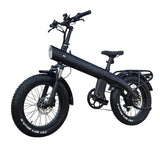 Bicicleta eléctrica para adultos HX Q20PRO de 2000 W, 48 V, 20 Ah, batería extraíble, plegable, neumáticos anchos de 20 pulgadas.