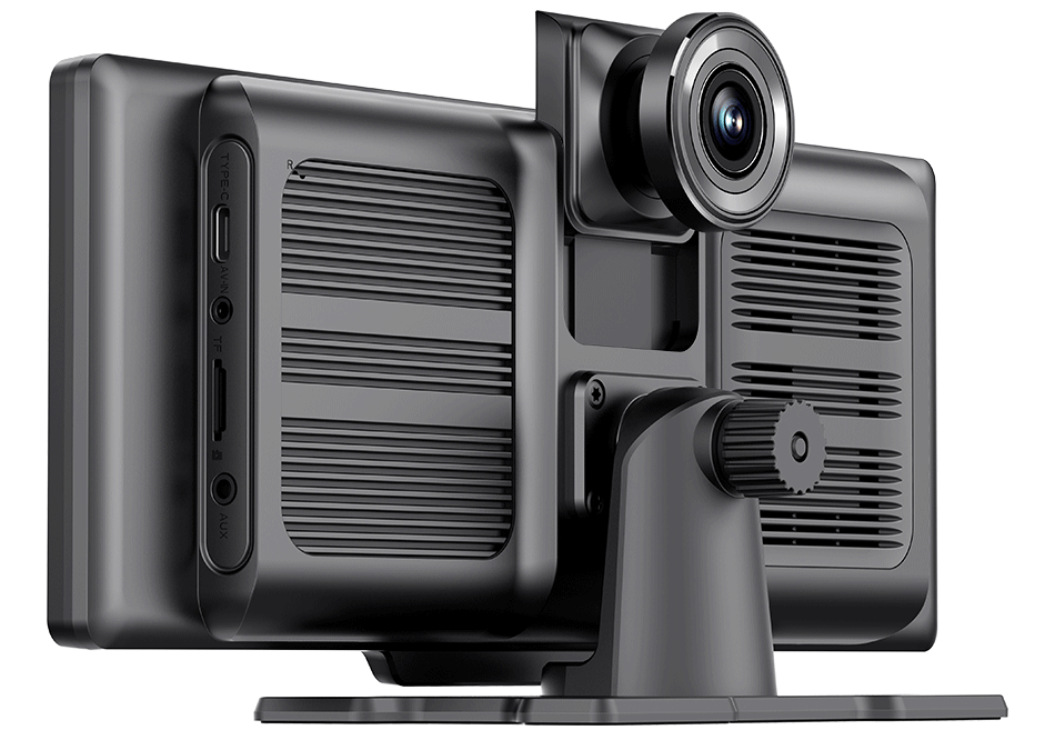 4K 10.26'' Mirror Dash Cam w/ Carplay & Android Auto