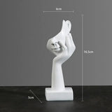 Estatua abstracta de resina, adornos de escritorio, esculturas, figuras, rostro, personaje nórdico, luz, arte de lujo, artesanías, decoración de oficina y hogar.