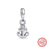 Nuevos anillos de plata 925 con diseño de dos anillos, conectores, dijes, cuentas, compatibles con pulseras originales Pantaro Me, joyería DIY para mujer.