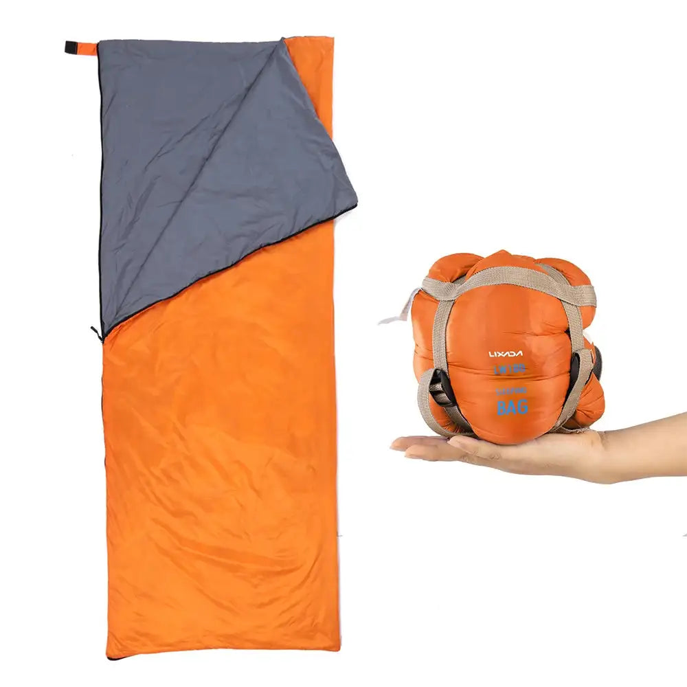 Saco de dormir portátil para exteriores Lixada de 190 x 75 cm, para acampar, viajar, senderismo, multifunción, ultraligero, 680 g, para mochileros.