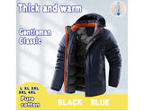 Winter Men Long Snow Hooded Parkas Man Mountain Ski Thermal Coats Men -30 Degree Thicken Windbreaker Down Padded Jacket Clothing - Lootquake