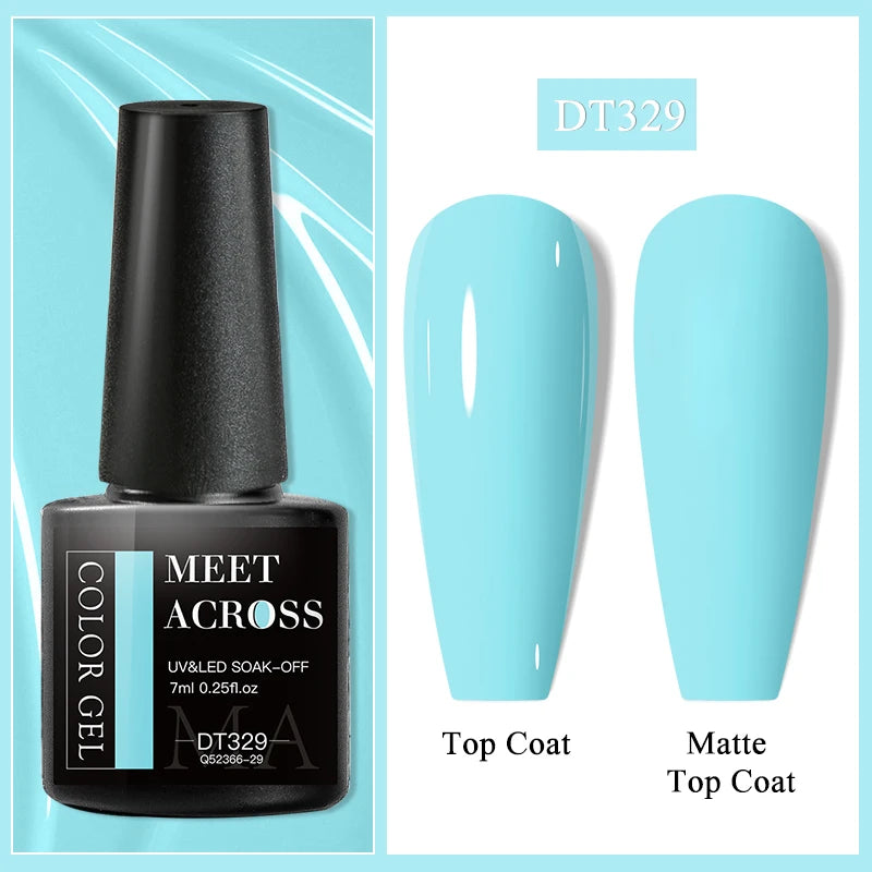 7ml Milky Jelly White Gel Nail Polish Natural Luster Long Lasting Nail Art All for Home DIY Manicure Soak Off UV LED Gel Vernis