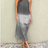 Fashion Vest Long Dress Women Summer Sleeveless o Neck Dress Summer Gradient Casual Dresses - Lootquake