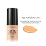 Base de maquillaje Focallure de 8 colores, base líquida, crema de cobertura total, corrector, hidratante, maquillaje facial.