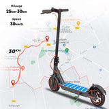 Trottinette électrique N7PRO 350 W pour adulte, 36 V, 10,4 Ah, compatible avec application, légère, longue portée, 30 km, entrepôt dans l'UE