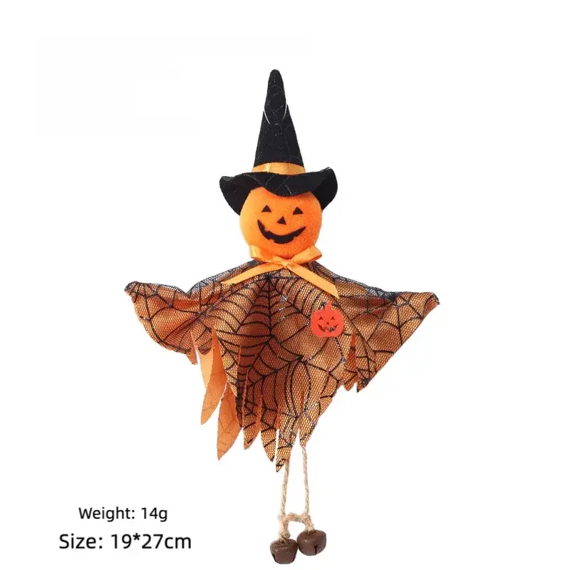 Halloween Decorations Doll Bar Decor Pumpkin Ghost Witch Pendant Scary Halloween Kids Gift Halloween Party Decoration for Home