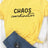 Women T Shirt Chaos Coordinator Letters Print Tshirt Women Short Sleeve O Neck Loose T-shirt Ladies Causal Tee Shirt Tops - Lootquake