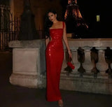 Women's Dresses Fashion Summer Suspender Backless Glitter Long Dress for Women - Lootquake
