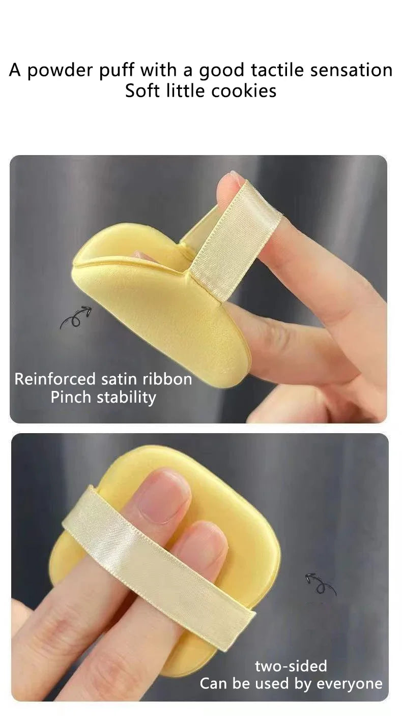 New Thickened And Widened Sponge Puff Set Makeup Powder Puff For Foundation Make-up Concealer to Repair Finger Air Cushion