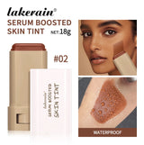 Foundation Tint Stick Balm Serum Boosted Skin Tint Plumper Foundation Stick Smooth Plumper Travel 6 Colors with Fingertips Makeu