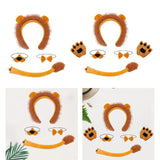 Halloween Animal Costume Set Decoration Headpieces Cosplay Party Supplies for Adults Cosplay Themed Parties Holiday Carnival