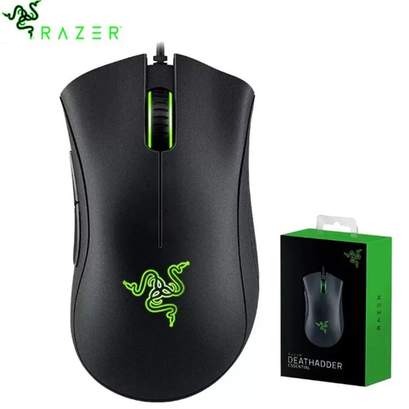 Original Razer Wired Gaming Mouse Optical Sensor 6400 DPI Gaming Mouse For Laptop Optical Mouse Light Speed Mouse