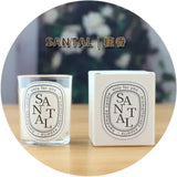 Transparent Low Flame Candle, Romantic Incense Candle, High Beauty Candle, Holiday Guest Gift Premium Incense Candle