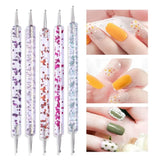 YIKOOLIN 20pcs Nail Art Brush Set UV Gel Polish Pen Acrylic Nail Design Kit DIY Painting Tools for Nail Artistry