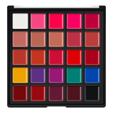 Paleta de 25 labiales de colores resistentes al agua, pigmentos de larga duración, hidratantes, cosméticos, brillos de labios, cosméticos profesionales.