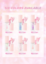 Pearlescent Pink Glitter Lip Oil Lustrous Color Changing Lip Gloss Moisturizing Makeup Lip Balm Mirror Glass Lip Glaze Cosmetics