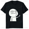 Middle Finger Funny Maniac Printed Man T Shirt Loose Casual Fashion Harajuku Hip Hop T-shirt Hipster Streetwear Comfort Clothing - Lootquake
