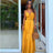 Elegant and Sexy Summer Women's V-neck Beach Dress with High Waist Waist Waist Waist Belt and Sling Long Dress for Party - Lootquake