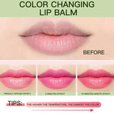 Aloe Vera Color-Changing Lipstick Long-Lasting, Moisturizing, Temperature-Activated Lip Balm, Fade-Resistant Nourishing Lip Care