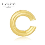 925 Sterling Silver Needle Micro-set Half Circle Zircon Hoop Ear Buckle Geometric Luxury Earrings Fashion Jewelry Gift Wholesale - Lootquake
