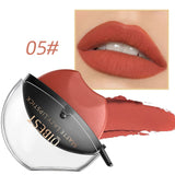 Lip-shaped lipstick seal Sip into makeup lazy blush lipstick Matte makeup effect Moisturizing lip gloss Waterproof non-stick cup