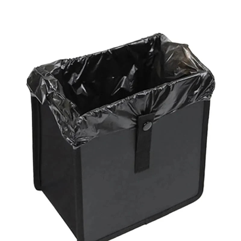 Papelera impermeable para coche, organizador de accesorios para coche, basurero para coche, bolsillos de almacenamiento portátiles