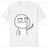 Middle Finger Funny Maniac Printed Man T Shirt Loose Casual Fashion Harajuku Hip Hop T-shirt Hipster Streetwear Comfort Clothing - Lootquake