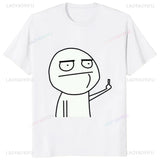 Middle Finger Funny Maniac Printed Man T Shirt Loose Casual Fashion Harajuku Hip Hop T-shirt Hipster Streetwear Comfort Clothing - Lootquake