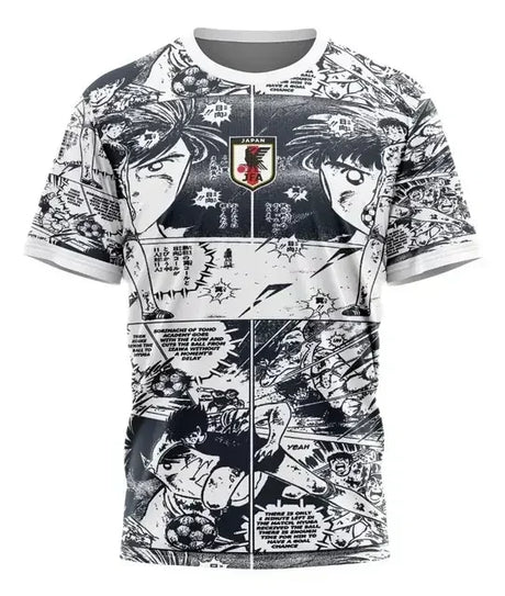 Summer new fashion trend Tsubasa - Men's 3D Quick Drying T-shirt, Comfortable and Breathable Sports T-shirt, 2024 New Men's Top - Lootquake
