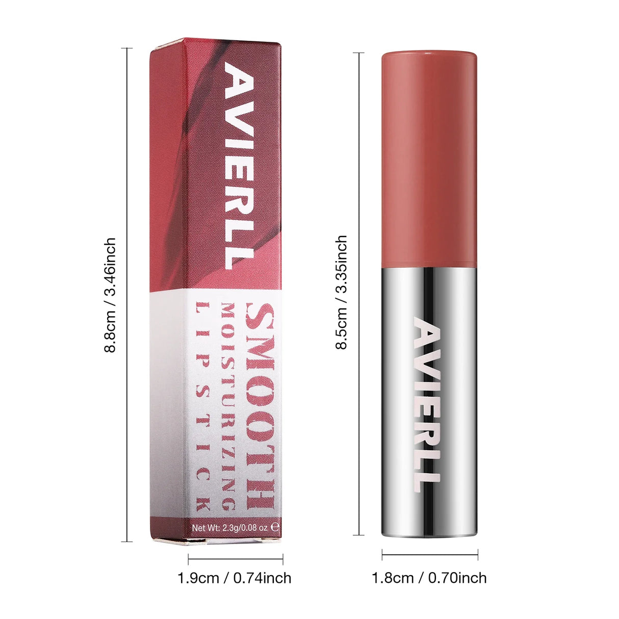 Smooth Matte Lipstick - Long-Lasting, Moisturizing, and Easy to Apply Lip Glaze with Rotating Pen Design - Perfect for Everyday