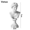 Miniature Desktop Ornament Home Decor Gypsum Portraits Greek Mythology Figurine Famous Sculpture Plaster Bust Statue