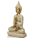 Estatua de Buda en miniatura, arenisca natural, Feng Shui, Tailandia, escultura de Buda, figura hindú, adorno decorativo para el hogar.