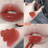 Rouge à lèvres liquide violet foncé, léger, longue tenue, transparent, hydratant, effet miroir, rose pêche, antiadhésif