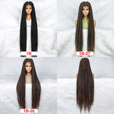 40" Cornrow to Knotless Box Braids Wig | Full Lace