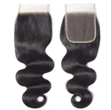 13x4 Transparent Lace Frontal | Pre-Plucked Straight & Body Wave Human Hair | Bleached Knots