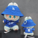 Ropa de muñeca Labubu de 15/17 cm, ropa de béisbol para fiesta, número 17, accesorios para muñecas DIY para niños, regalo