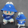 Ropa de muñeca Labubu de 15/17 cm, ropa de béisbol para fiesta, número 17, accesorios para muñecas DIY para niños, regalo