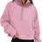 Womens Sweatshirts Half Zip Cropped Pullover Fleece Quarter Zipper Hoodies Fall outfits Clothes Thumb Hole - Lootquake