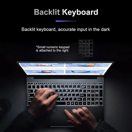 Ninkear A15 Plus Gaming  Laptop AMD Ryzen™ 7 5825U 4.5Ghz 15.6' FHD IPS 32GB DDR4 1TB SSD Backlit Keyboard Fingerprint Unlock - Lootquake