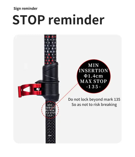 Naturehike Trekking Poles 2pcs Carbon Fiber Collapsible Telescopic Sticks Lightweight Walking Hiking Stick Climbing Stick - Lootquake