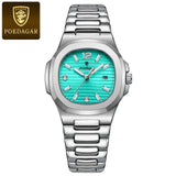 POEDAGAR Luxury Square Watch For Woman Luminous Waterproof Date Ladies Watch Elegant Women's Quartz Watches Simple Female Clock - Lootquake