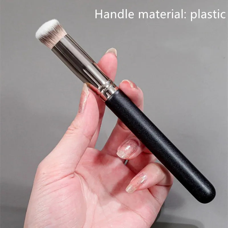 Brochas de maquillaje para base, corrector y ojeras, en ángulo, sin costuras, sintéticas, para cremas líquidas, cosméticas, herramientas de maquillaje facial