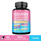 Collagen Supplement - Supports Skin Care, Nails, Hair, Antioxidants and The Immune System