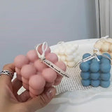 Molde para velas navideñas, hecho a mano, de silicona 3D, para jabón, velas aromáticas, decoración del hogar