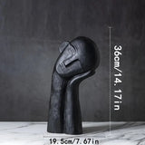 Scandinavian Abstract Contemplation Thinker Portrait Sculpture Decorative Art High End Light Luxury Home Soft Decoration