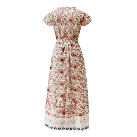 2024 Summer Leisure Hot Sale Holiday Printed Dress Sexy Long Dress Women's Wear - Lootquake
