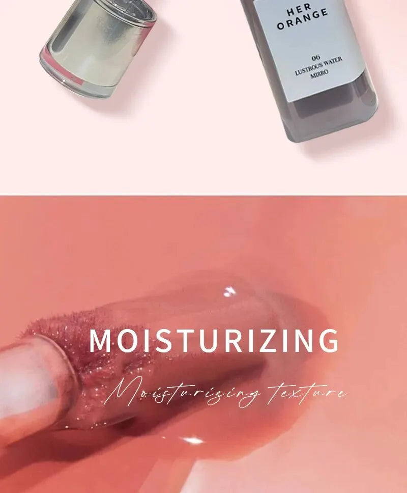 HERORANGEYingrun YueguangLip Gloss Non-stick Cup Lipstick Long-lasting Waterproof Lipstick Matte Lip Glaze Affordable Lipstick