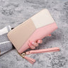 Fashion Zipper Wallets Womens Long Purses Handbags Coin Purse Cards Holder PU Leather Billfold Wallet - Lootquake