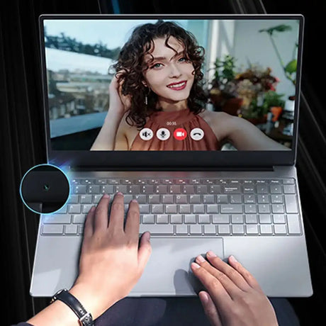 Fingerprint Unlock Intel Laptop 15.6 Inch Windows 10 11 Pro IPS Portable Laptop 12G RAM 128GB/256GB/512GB/1TB SSD HDMI Notebook - Lootquake